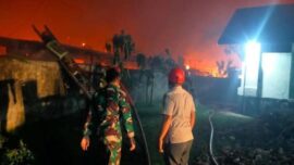 Kebakaran Hebat di Medan Barat, 37 Rumah Ludes Dilalap Api