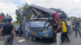 Bus TNI AL Kecelakaan di Tol Belmera, 1 Prajurit Tewas 11 Luka luka